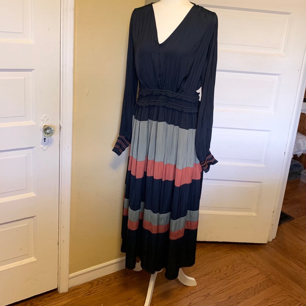 Silky long dress